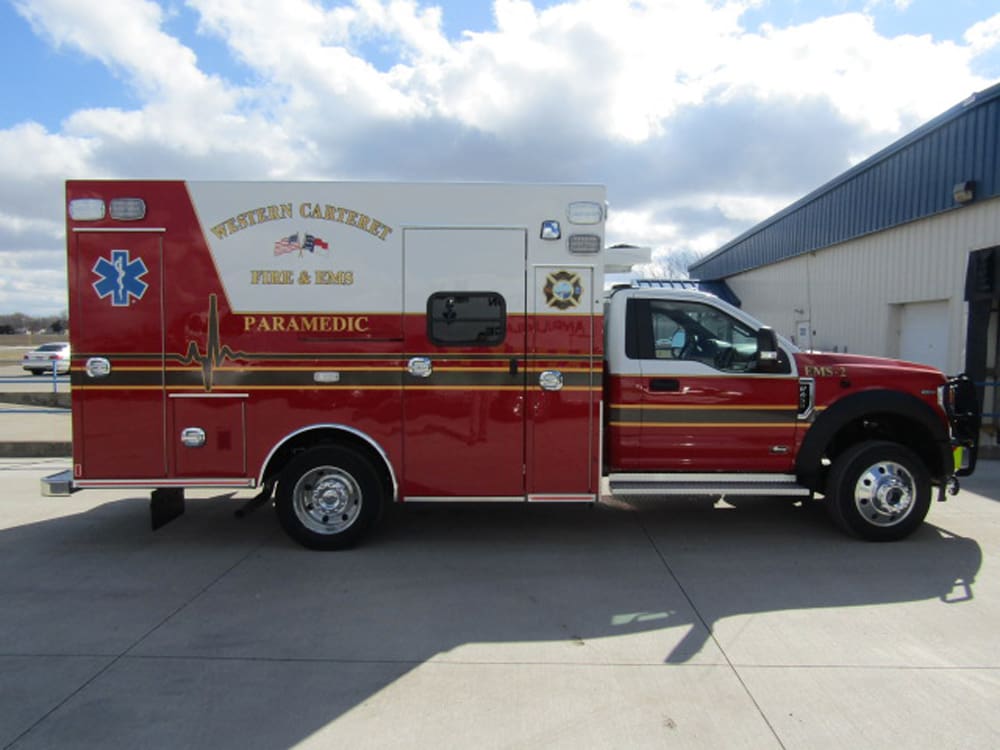 Braun Express Plus Type I Ambulance Delivered to Western Carteret